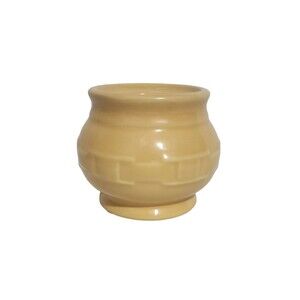 Longaberger Vitrified Pottery Sugar Bowl Woven Traditions Butternut - NO Lid